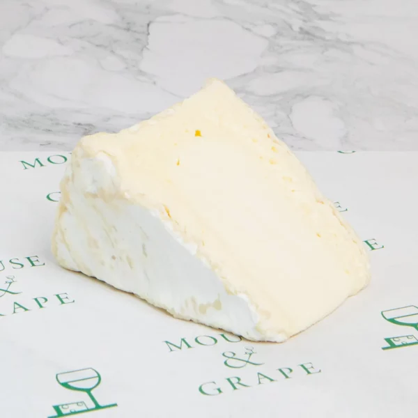 A soft creamy, light yellow cheese