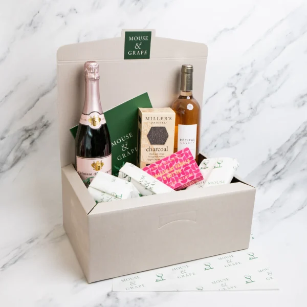 The Rosé and Sparkling Rosé Cheese Hamper