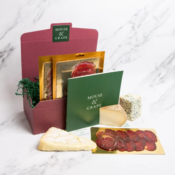 britich cheese and charcuterie hamper